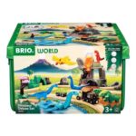 BRIO World Deluxe Dinosaur Train Set, 45-Piece Wooden Playset