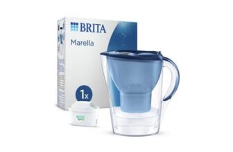 BRITA Marella Water Filter Jug Blue 2.4L