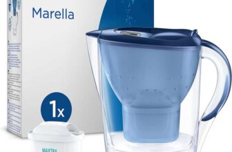 BRITA Water Filter Jug MAXTRA Marella, 1x Pure Performance cartridge Blue (2.4L) – £11.40 / £10.20 S&S