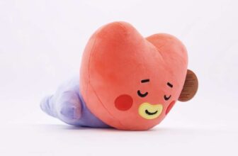 BT21 Coral Pink & Light Blue Tata Plush Toy