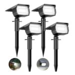 BTFarm 4-Pack Solar Lights 72LEDs IP65 6500K Cool White