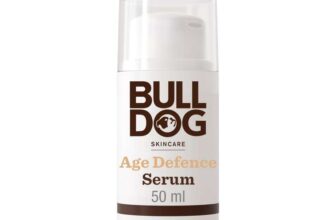BULLDOG SKINCARE Age Defence Face Serum for Men, With Brown Algae, 50ml