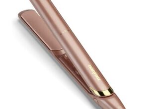 BaByliss Rose Gold Hair Straighteners, Ceramic Plates, Worldwide Voltage