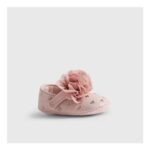 Baby Girls Pink Heart Ballet Pumps