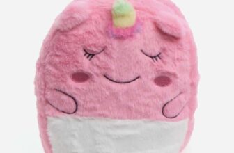 Baby Pink Unicorn Faux Fur Backpack