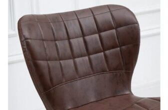 Bar Stools Set of 2 Brown