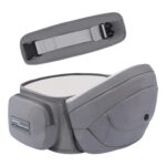Bebamour Lightweight Baby Hip Seat Carrier Ergonomic Gray