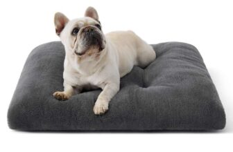 Bedsure Dog Crate Bed Washable, Calming Dog Mattress, 74x53x8cm, Grey with checkout discount – Sold by Bedsure Comfy Pet / FBA