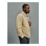 Beige Lightweight Harrington Jacket