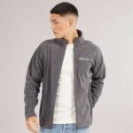 Berghaus Mens Anwick Full Zip Fleece Jacket Grey Pinstripe – S to XL