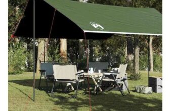Berkfield Home Camping Tarp Green 460x305x210 Cm Waterproof