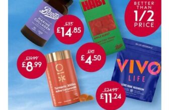 Better than 1/2 Price on Selected Vitamins & Supplements