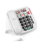 Big Button Landline Phone for Elderly with Amplified Volume