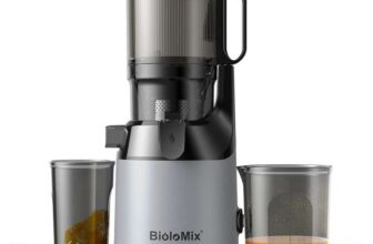 BioloMix Cold Press Juicer,with 130mm Feed Chute – w/Code, Sold by BioloMix Local Store