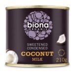 Biona Organic Sweetened Condensed Coconut Milk, 210 G, 8-Pack