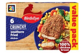 Birds Eye 6 Southern Fried Breaded Chicken Breast Steaks 540g