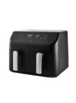 Black George Home Dual Basket Digital Air Fryer 9L
