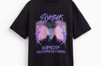 Black KPop Demon Hunters T-Shirt – 7 Years & 9 – 13 Years