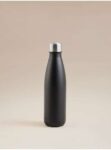 Black Stainless Steel Canteen Bottle 500ml free c&c