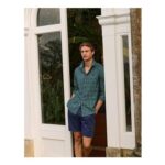 Blackwatch Check Oxford in Navy & Green
