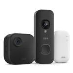 Blink Outdoor 4 Camera Blink Battery Doorbell 2K (newest gen) Wireless HD smart security camera 1 camera system with Sync Module Core incl. IP65