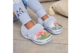 Blue Bluey Cosy Lined Slipper Clogs