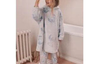 Blue Lilo & Stitch Blanket Hoodies (3-16yrs)