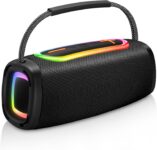 Bluetooth Speaker, 6000mah Portable Speaker with 36 Hour Playtime, Speakers Wireless Bluetooth 5.4 with Louder Volume & Enhanced Bass, Built-In Mic, Stereo Sound , Party/Gifts/Led Light for Outdoor