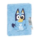 Bluey Fluffy Lockable Notebook