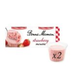 Bonne Maman Strawberry Mousse Dessert 2x70g (Nectar)