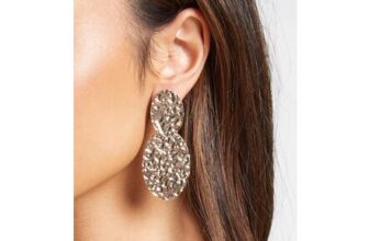 Boohoo Disc Detail Drop Earrings