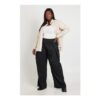 Boohoo plus Chambray Oversized Shirt