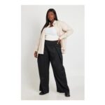 Boohoo plus Chambray Oversized Shirt