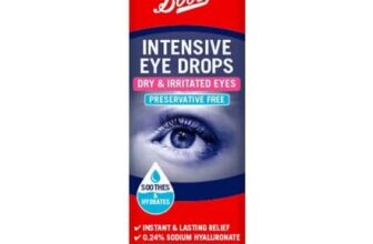 Boots Intensive Dry & Irritated Eyes Preservative Free Eye Drops 10ml