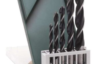 Bosch 2609255214 Brad Point Drill Bit Set (5 Pieces)