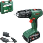 Bosch Cordless Combi Drill EasyImpact 18V-38, Modern, Green (1x Battery 2.5 Ah, 18 Volt System, in Carrying Case)