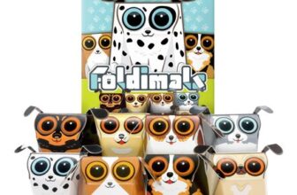 Box Buddies Foldimals Dogs Pack of 8 Paper Toys