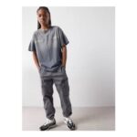 Boys Ombre Slogan T-Shirt – Grey