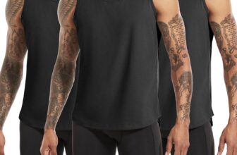 Boyzn 1,3 or5 Pack Mens Cotton Vests Tank Tops, Athletic Workout Muscle Tank Tops, Breathable Sports Gym Vests Tops for Men, Fitness Bodybuilding Sleeveless T-Shirts for Training Running Basketball