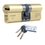 Brass 3-Star Euro Cylinder Anti-Snap High-Security uPVC TS007 Lock