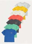 Bright Farm T Shirts (7 Pack) 6-7 Yrs, Free C&C