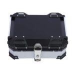 Brrnoo Motorcycle Tail Bag Luggage Box 28L, Shockproof, Silver