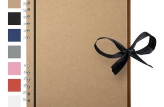 Bstorify Scrapbook Album, 60 Pages, 21×21 Cm, Brown