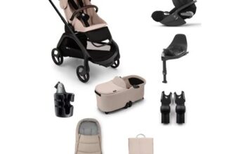 Bugaboo Dragonfly Pushchair Bundle with Cloud T Car Seat & Base – Taupe