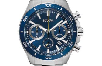 Bulova High Precision Chronograph Mens Stainless Steel Bracelet Watch