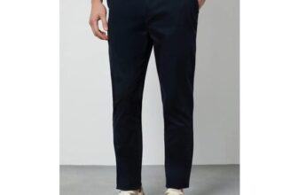 Burton Navy Skinny Fit Chino Trousers