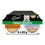CESAR Fresh Bowl Adult Dog Chicken & Duck Taster 6x85g – £21.85 S&S