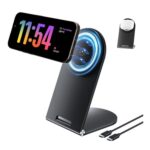 CHELUXS 15W Magnetic Wireless Charger Stand for iPhone and AirPods