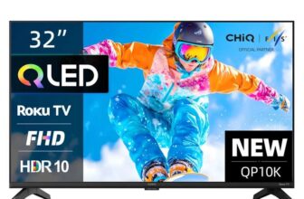 CHiQ 32QP10K Freely HD Smart QLED Roku TV HDR10 – 2 Year Warranty – With Coupon