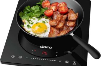 CIARRA Single Induction Hob 2000W, 8 Modes Sensor Touch Cooker, CBTIH1